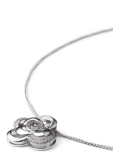 Orphelia Damen-Kette aus 925er Sterlingsilber mit Anhänger – Silber ZH-4864 - Image 3