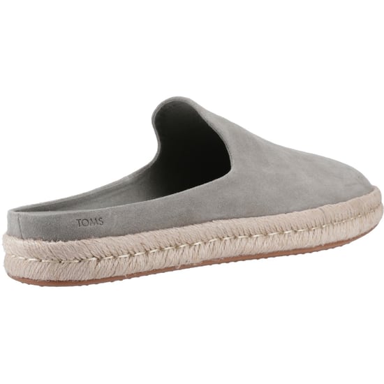 TOMS Santiago Mule Leder Herren Hausschuhe in Vetiver-Grau - Image 2