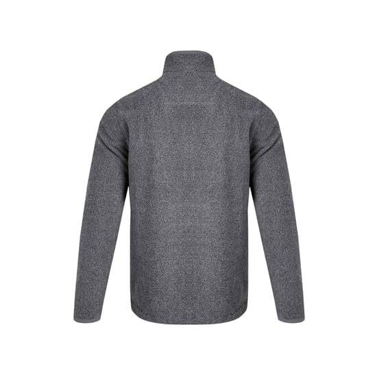 Weird Fish - "Errill" Fleece-Oberteil mit kurzem Reißverschluss für Herren (Frostgrau) - Image 2