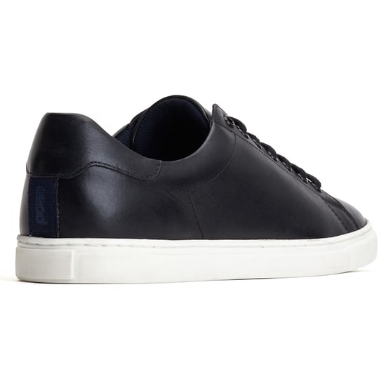 Base London Tucker Schwarze Ledersneaker für Herren - Image 2
