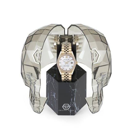 Philipp Plein Date Superlative Gold Damen Armbanduhr PWYAA0323 - Image 4