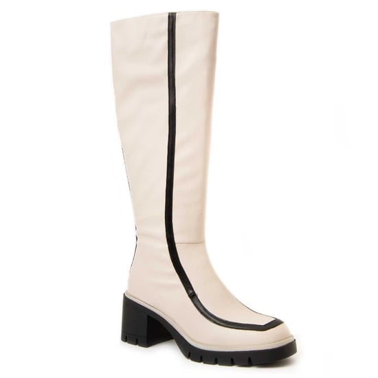 Montevita Absatzstiefel Linne in Weiß - Image 2