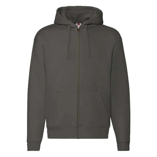 Fruit of the Loom Unisex Adult Premium Full Zip Hoodie (Holzkohle) - Image 1