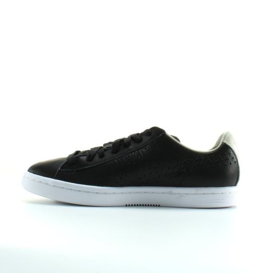 Puma Court Star NM Black Leather Mens Lace Up Trainers 357883 10