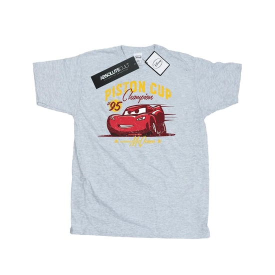 Disney Herren Cars Piston Cup Champion T-Shirt (Sport grau) - Image 1