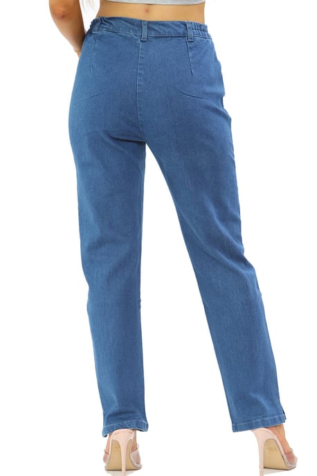 MYT Damen-Jeans mit seitlichem elastischem Bund in Blau - Image 2