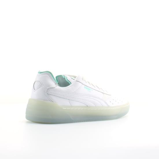 Puma Clai-O Diamond Supply White Leather Mens Lace Up Trainers 369399 01