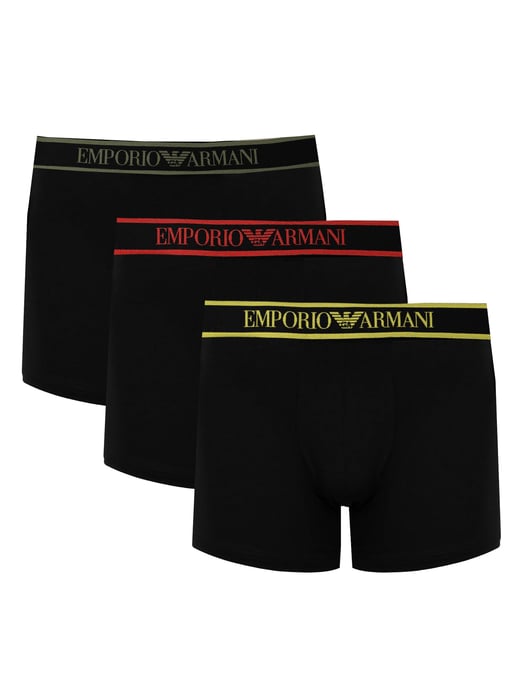 Emporio Armani Boxershorts 3 Pack Herren schwarz - Image 1
