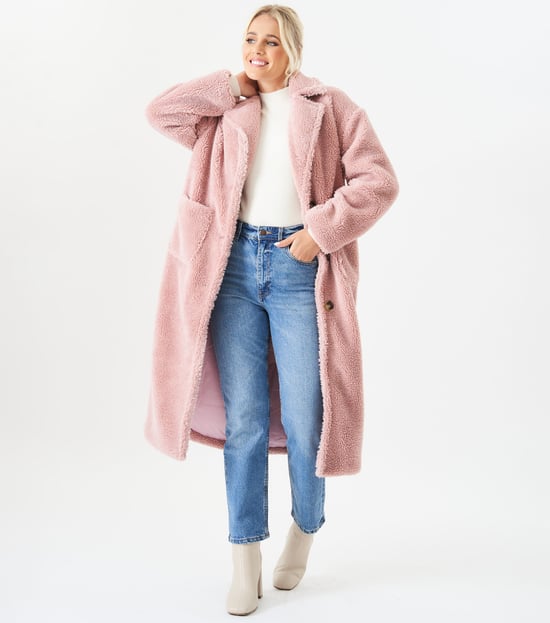 Longline Teddy Coat