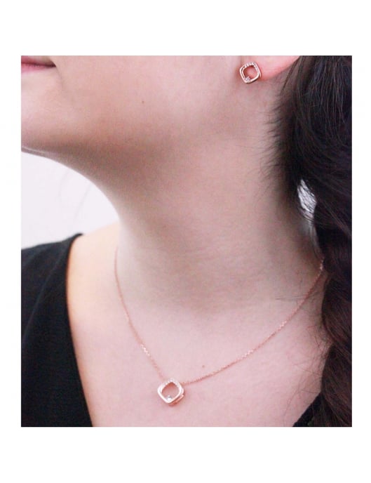 Adelise Anhänger - Roségold und Silber - Image 6