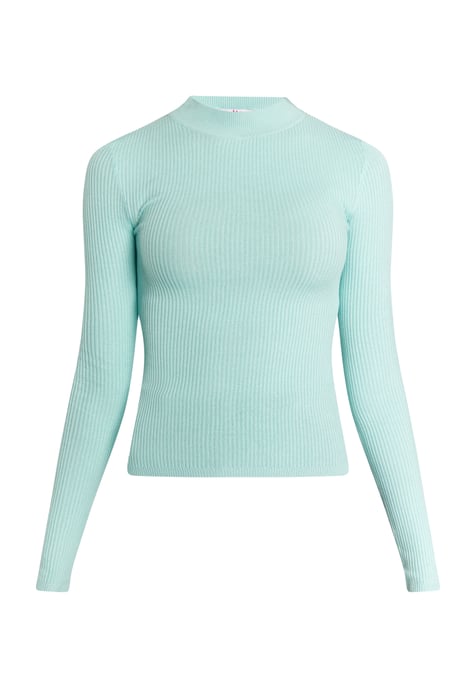 Mymo Strickpullover Damen Lagune Minze - Image 1