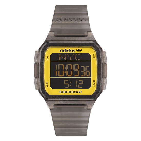 Adidas Originals Digital One Gmt Unisex Grau Uhr AOST22554 - Image 1