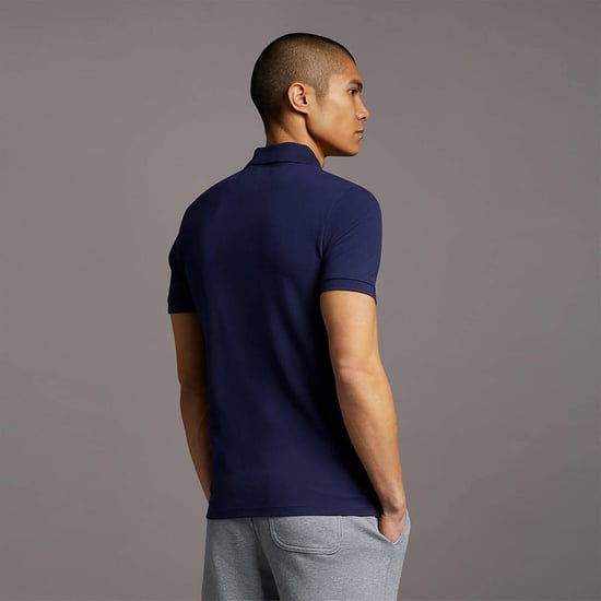 Lyle & Scott Schlichtes Poloshirt in Marineblau - Image 2