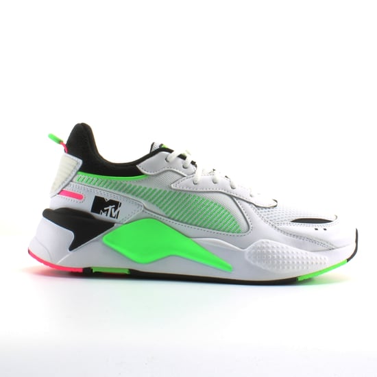 Puma RS-X Tracks MTV White Textile Mens Lace Up Trainers 371841 01