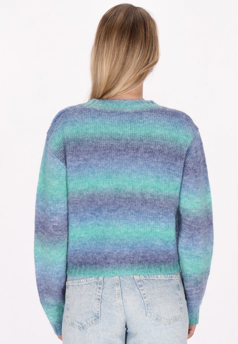 Mymo Pullover Damen Blau Mehrfarbig - Image 4