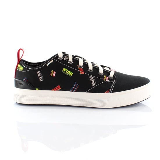 Toms x Marvel Trvl Lite Low Mens Black Trainers