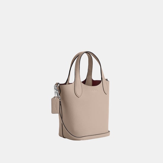 Hanna Bucket Bag in Double Face Leather