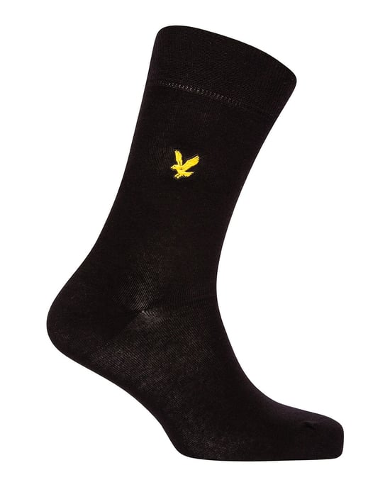 Lyle & Scott – Schwarze Socken im 3er-Pack - Image 2