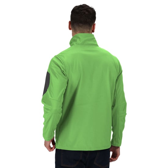Regatta Professional - Softshelljacke Dreilagige Membrane für Herren (Neongrün/Dunkelgrau) - Image 2