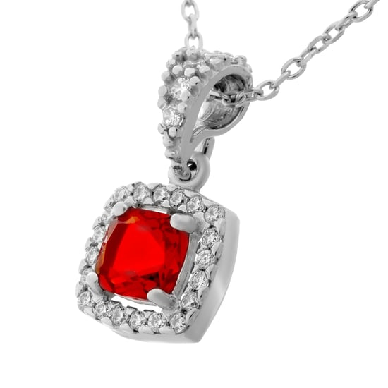Orphelia 'Faustine' Damenkette mit Anhänger aus 925er Sterlingsilber – Silber ZH-7199/RE - Image 2