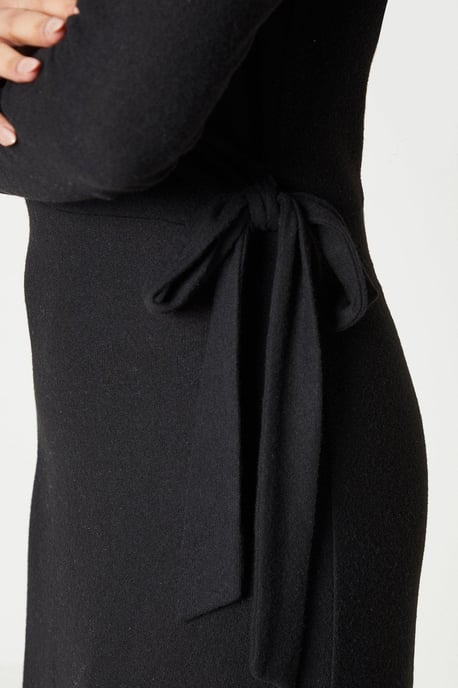 Soft Touch Midi Wrap Dress