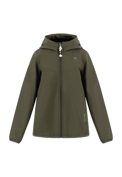 Schmuddelwedda Softshelljacke Jungen Dunkeloliv - Image 1