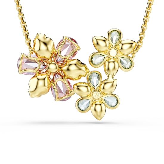Swarovski 'Idyllia F Florere' Damen vergoldete Metall-Halskette - Gold 5721668 - Image 4