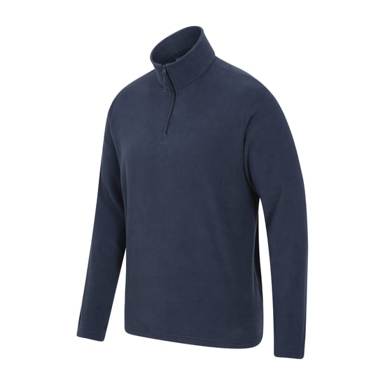 Mountain Warehouse Herren Camber II Half Zip Fleece Top (Marine) - Image 3