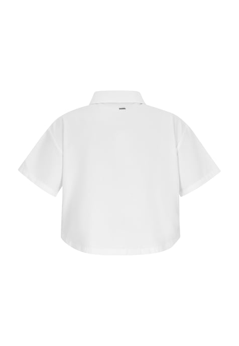 Dreimaster Bluse Damen Wollweiss - Image 2