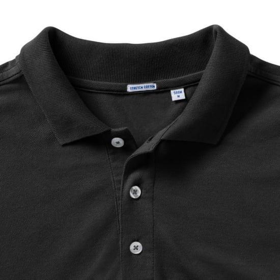 Russell Herren Stretch Kurzarm-Poloshirt (Schwarz) - Image 5
