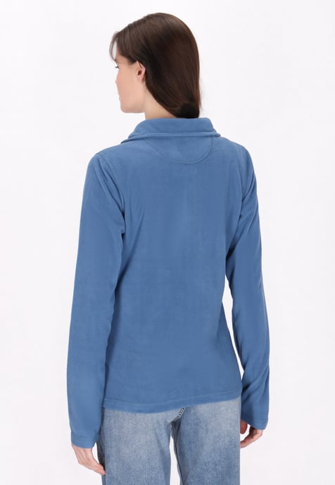 Mymo Fleecepullover Damen blau - Image 3
