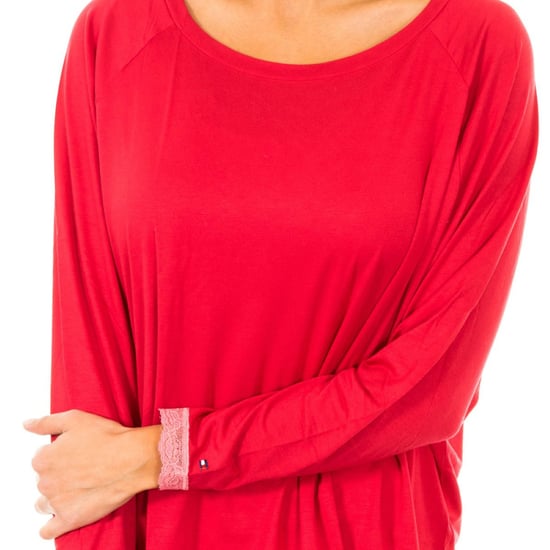 Women's long-sleeved round neck T-shirt 1487903370