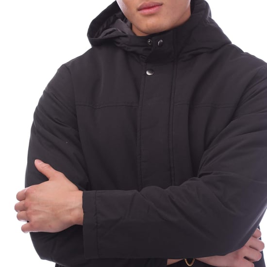 Herren Jack and Jones Fen Parka Jacke in Schwarz - Image 3