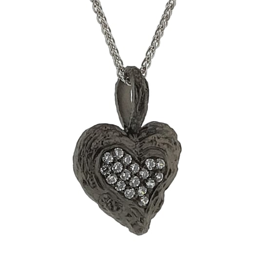 Orphelia 'Hazel' Damenkette mit Anhänger aus 925er Sterlingsilber, Schwarz, ZH-7082/2 - Image 3