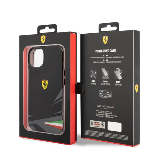 Ferrari iPhone 14 PC/TPU Logo Phone Case