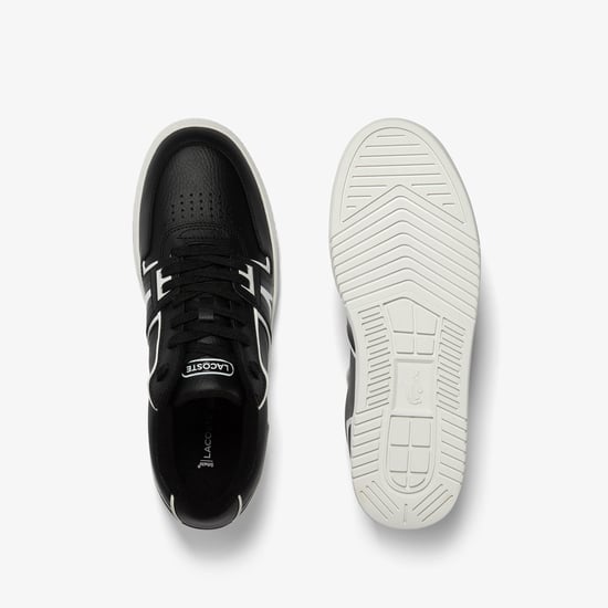 Herren Lacoste L001 Sneakers in Schwarz-Weiß - Image 2