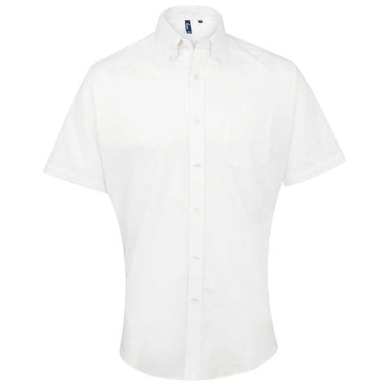 Premier - "Signature" Hemd für Herren kurzärmlig (Weiß) - Image 1