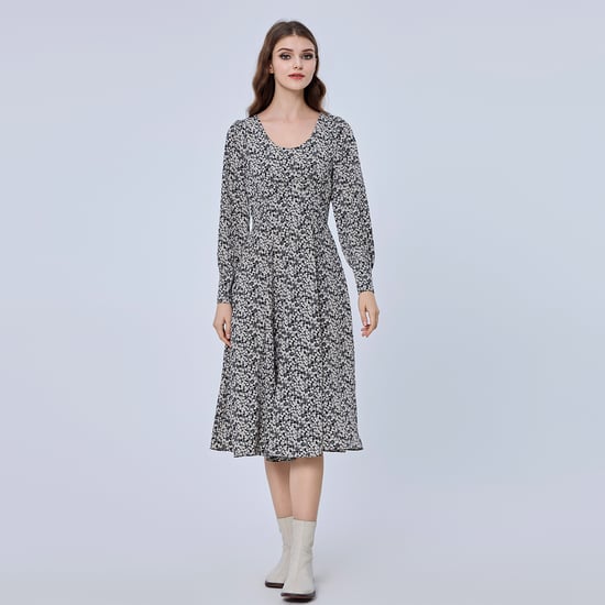 Midi-Teekleid mit Liberty-Druck - Image 5