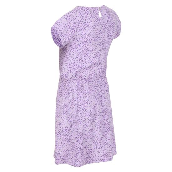 Regatta Childrens/Kids Catrinel Animal Print Casual Dress (Pastel Lilac)