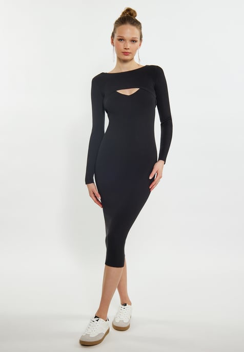 Mymo Crop-Top Damen schwarz - Image 2