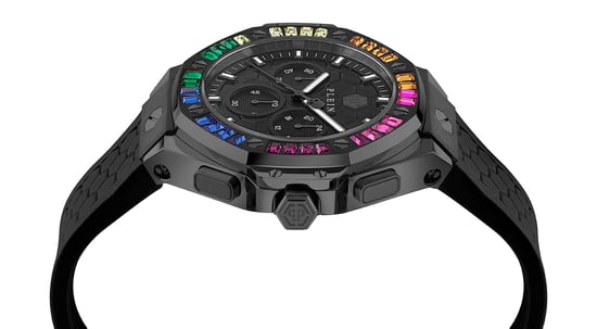 Philipp Plein Plein Chrono Royal Unisex schwarze Uhr PWPSA0724 - Image 2