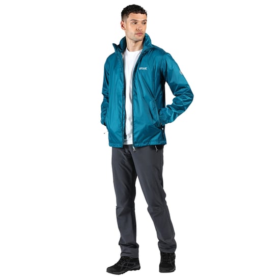 Regatta Herren Regenjacke Lyle IV, leicht, wasserfest (Teal) - Image 5