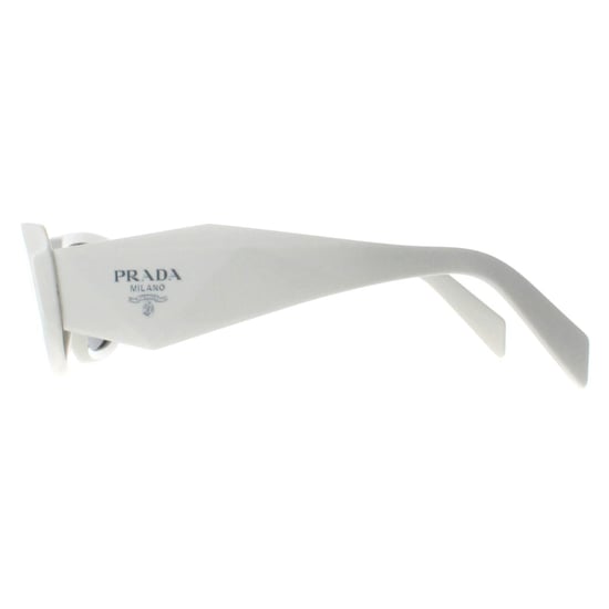 Prada Rectangle Womens Talc Dark Grey PR17WS