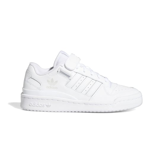 Boy's adidas Originals Juniors Forum Low Trainers in White - Image 1
