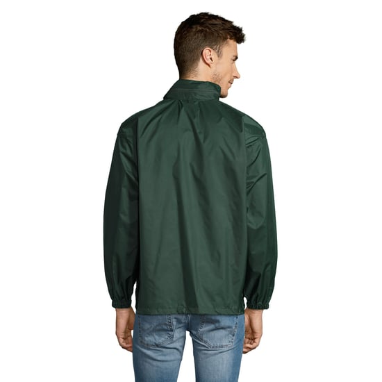 SOLS Unisex Surf Windbreaker / Jacke, besonders leicht (Tannengrün) - Image 3