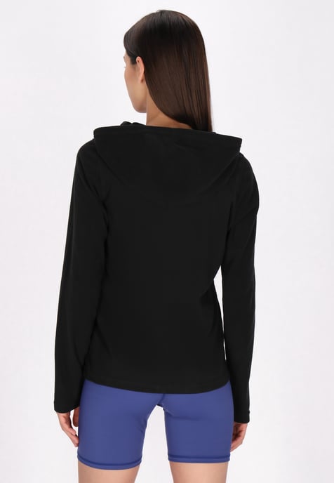 Mymo Fleecejacke Damen schwarz - Image 4