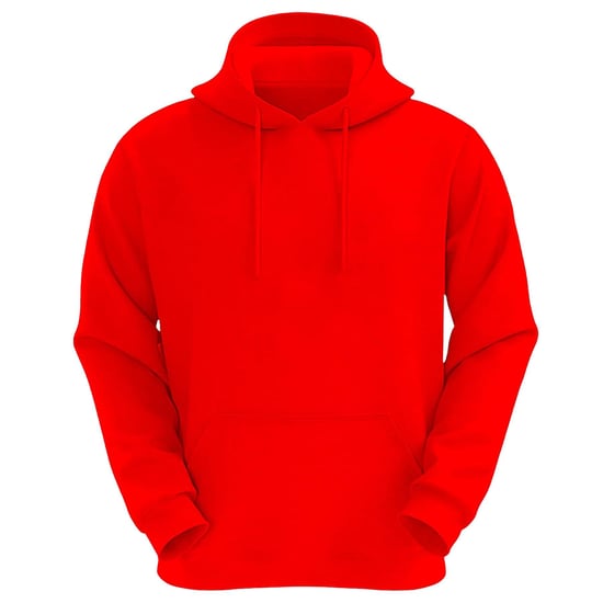 VR2 Denim Mens Plain Hoodie Long Sleeve Pullover