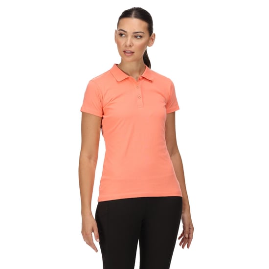 Regatta Womens/Ladies Sinton Polo Shirt (Fusion Coral)