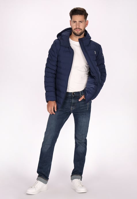 Schmuddelwedda Winterjacke Herren Dunkelmarine - Image 2