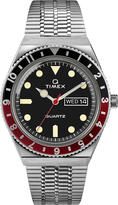 Timex Q Reissue Silber Herren Armbanduhr TW2U61300 - Image 1